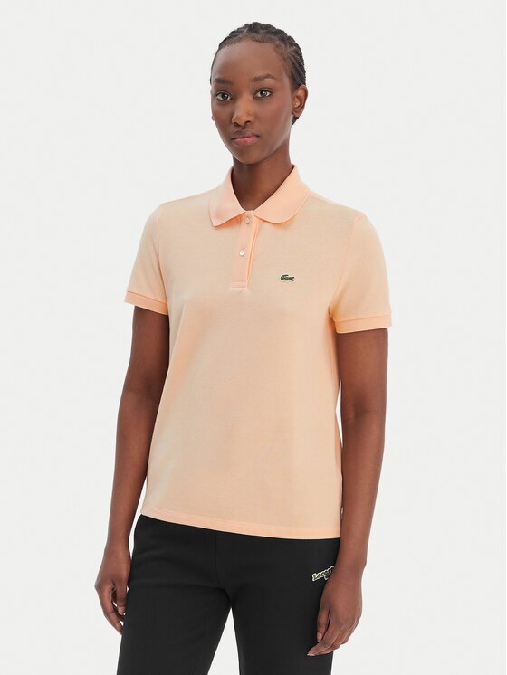 Lacoste Тениска с яка и копчета PF7839 Classic Fit