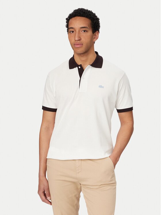 Lacoste Тениска с яка и копчета PH2017 Regular Fit