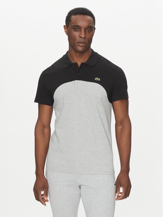 Lacoste Тениска с яка и копчета PH9563 Regular Fit