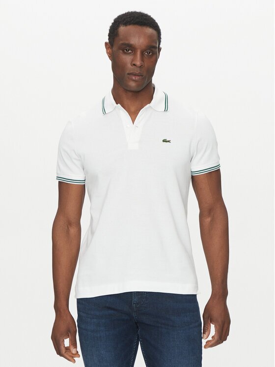 Lacoste Тениска с яка и копчета PH9875 Regular Fit