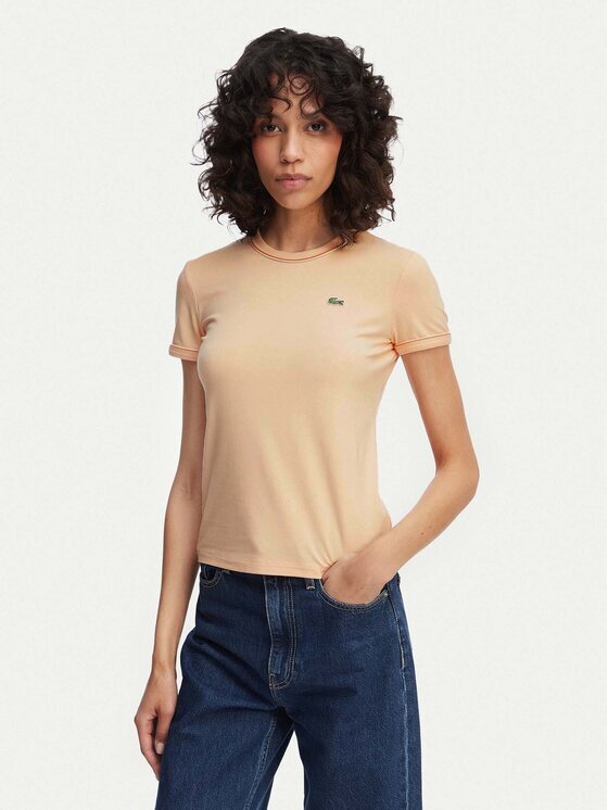 Lacoste Тишърт TF5289 Slim Fit