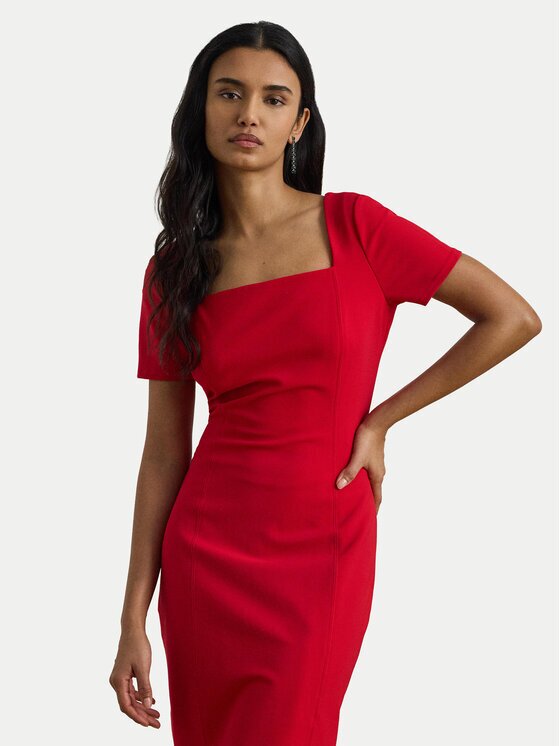 Lauren Ralph Lauren Коктейлна рокля 253P08759002 Slim Fit
