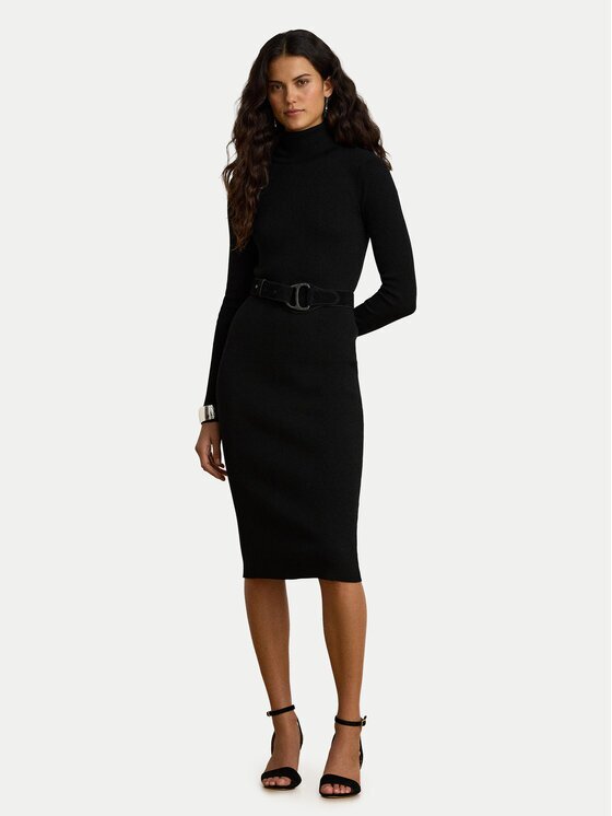 Lauren Ralph Lauren Плетена рокля 200P14784001 Slim Fit
