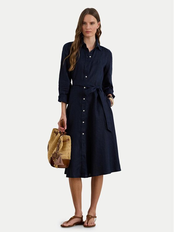 Lauren Ralph Lauren Рокля тип риза 200P13686002 Regular Fit