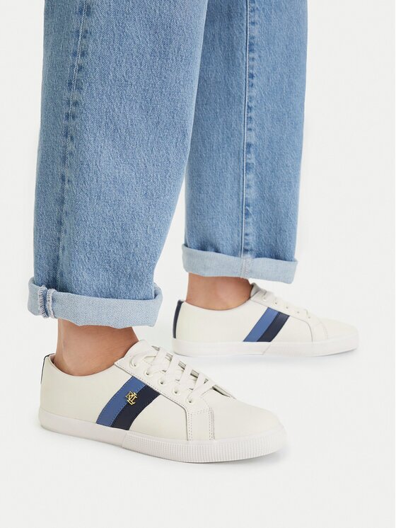 Lauren Ralph Lauren Сникърси Janson II 802925365009 Бял