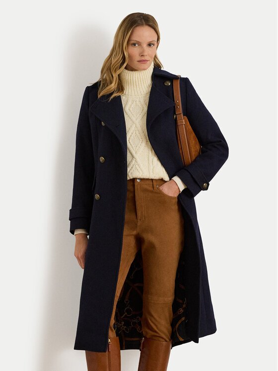 Lauren Ralph Lauren Вълнено палто 297P04150002 Regular Fit