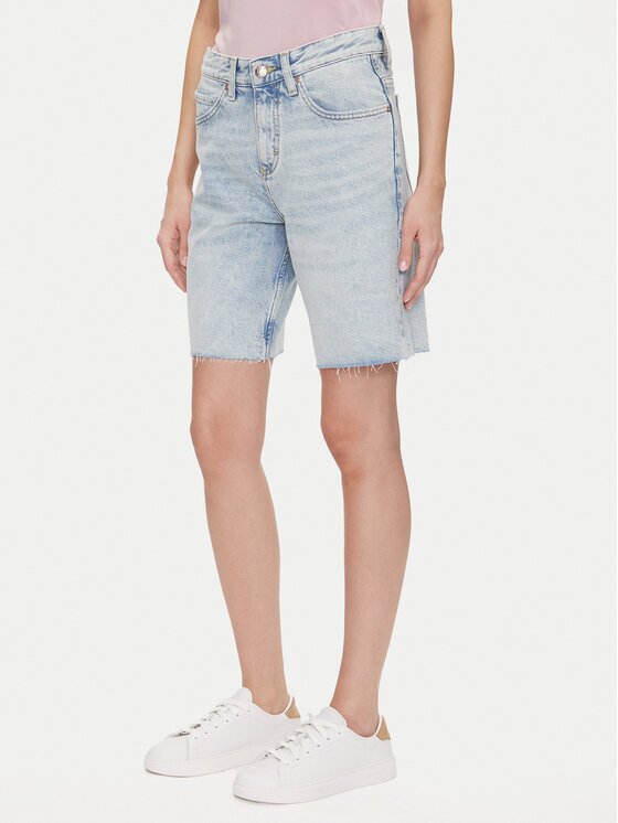 Lee Дънкови шорти Rider 112363533 Loose Fit