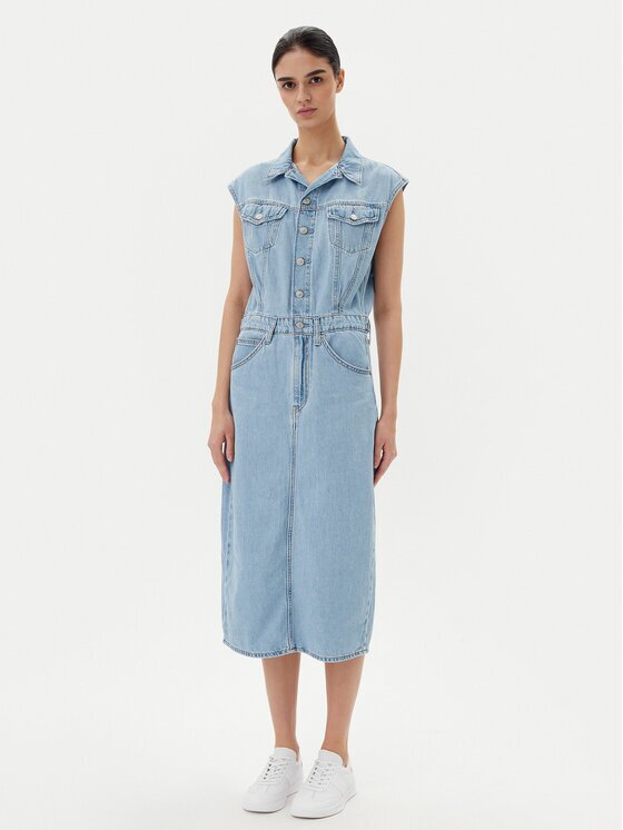 Levi's® Дънкова рокля Iconic 001WF-0002 Standard Fit