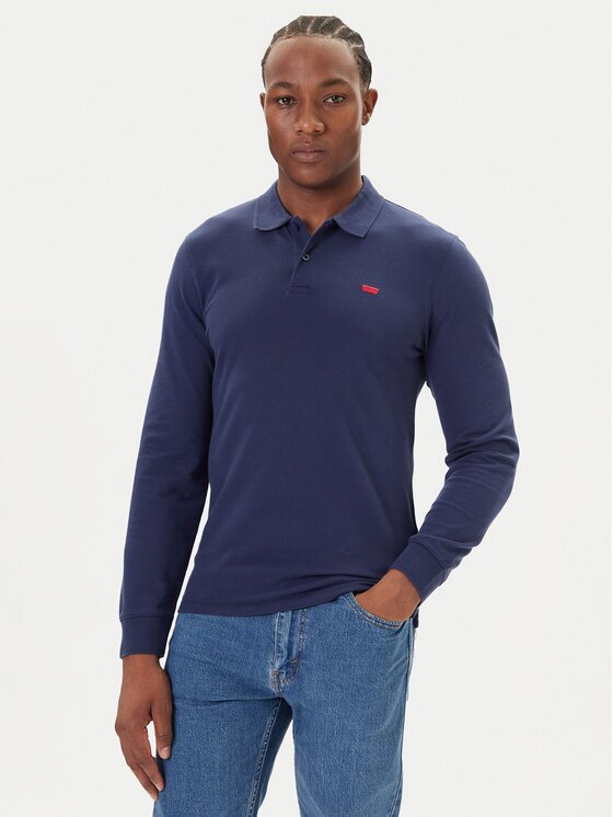 Levi's® Тениска с яка и копчета Housemark A5797-0015 Slim Fit