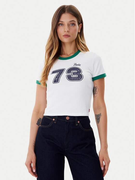 Levi's® Тишърт Graphic Ringer A3523-0142 Slim Fit