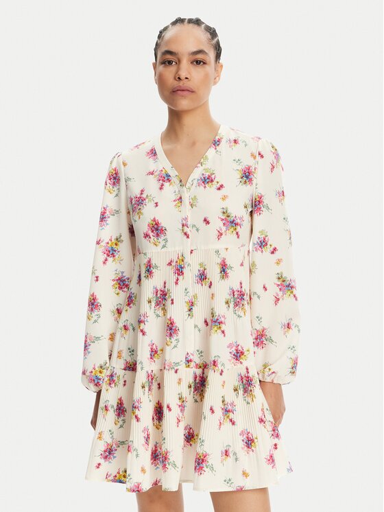 Liu Jo Ежедневна рокля WA5168 T3786 Екрю Relaxed Fit