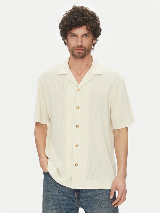 Liu Jo Риза QA5153 J4929 11001 Екрю Regular Fit