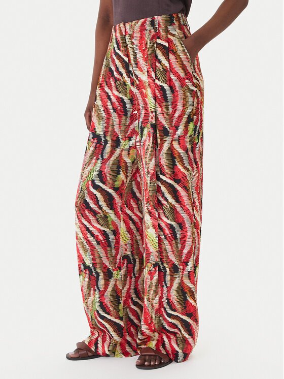 Lola casademunt Текстилни панталони MS2614027 Wide Leg