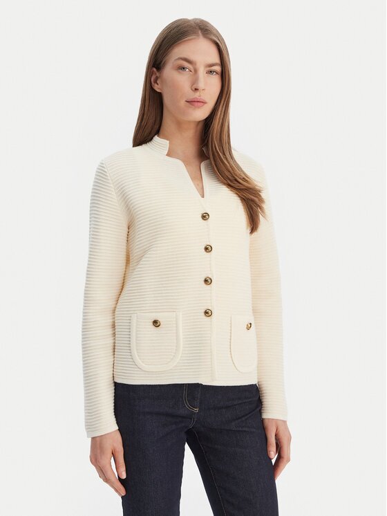 Luisa Spagnoli Кардиган Maranta 100360 Екрю Regular Fit
