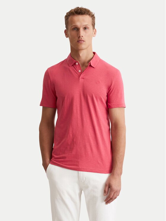 Marc O'Polo Тениска с яка и копчета 536 2176 53018 Shaped Fit