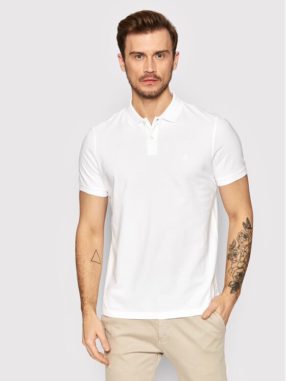 Marc O'Polo Тениска с яка и копчета B21 2266 53000 Regular Fit
