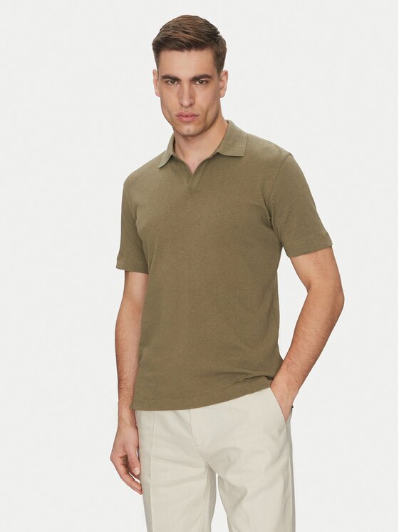 Marc O'Polo Тениска с яка и копчета M23 2091 53026 Regular Fit