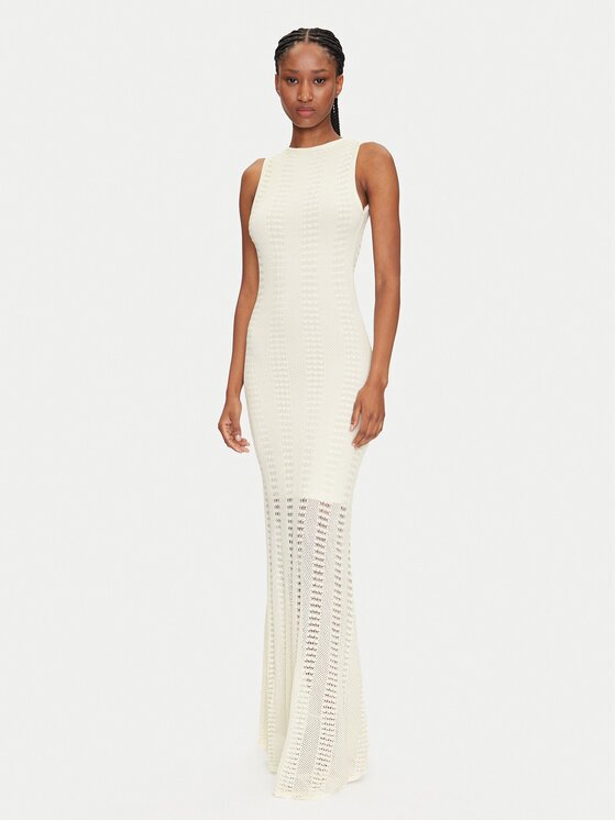 Marciano Guess Плетена рокля 5GGK44 5869Z Екрю Regular Fit