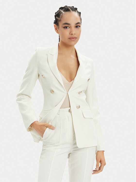 Marciano Guess Сако Martina 4GGN14 7158A Екрю Blazer Fit