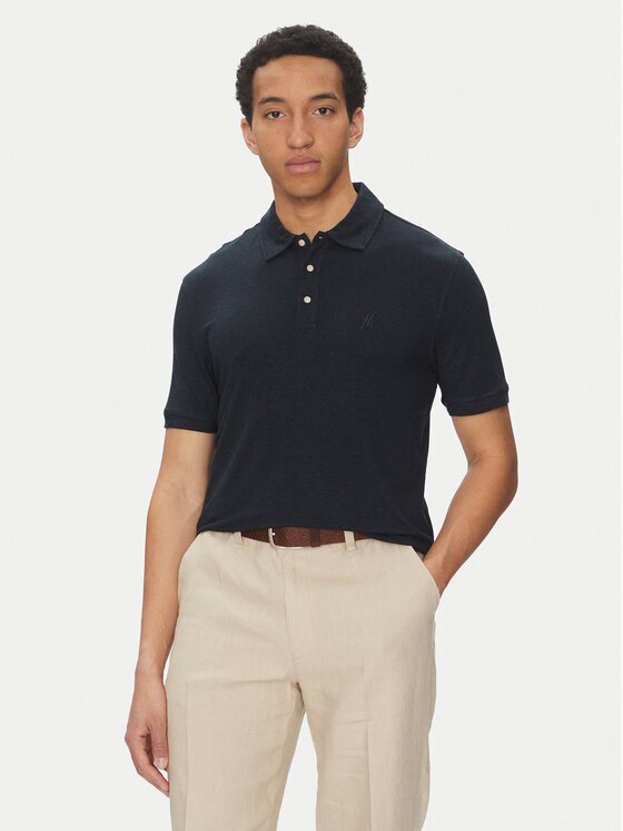 Marciano Guess Тениска с яка и копчета 5GHP01 6315A Regular Fit