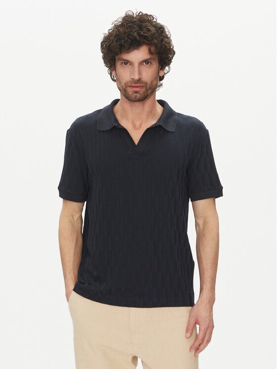 Marciano Guess Тениска с яка и копчета 5GHP03 6326A Regular Fit
