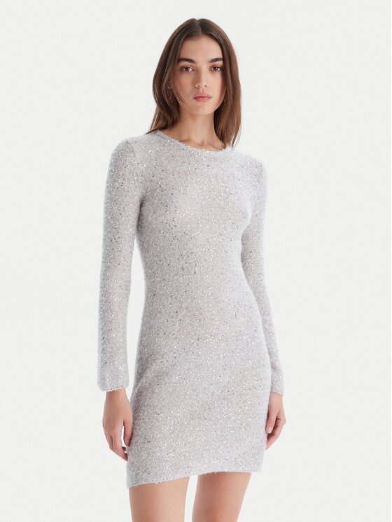 Marella Плетена рокля Arles 2523326042 Екрю Slim Fit