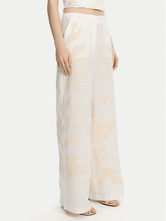 Marella Текстилни панталони Kadiak 2513131212 Wide Leg