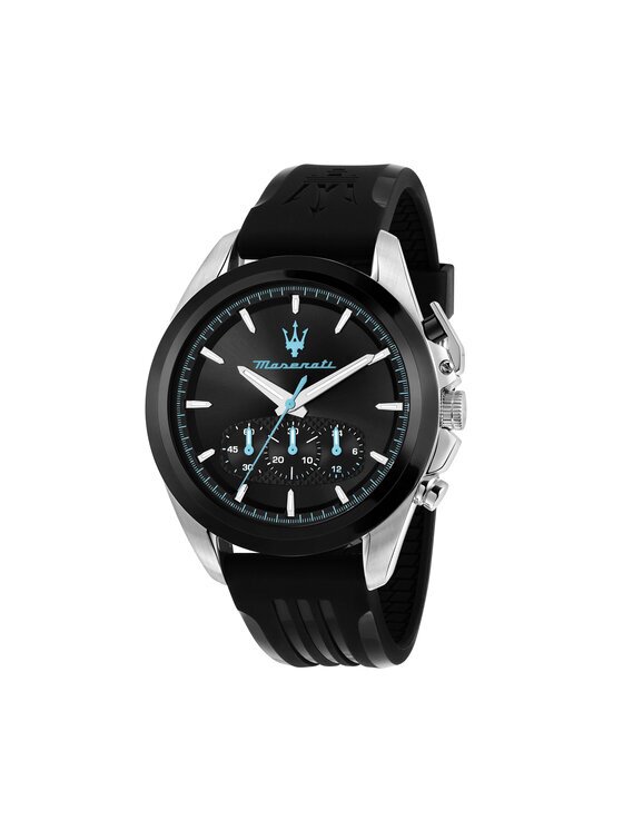 MASERATI Часовник Traguardo Chronograph R8871612047 Черен
