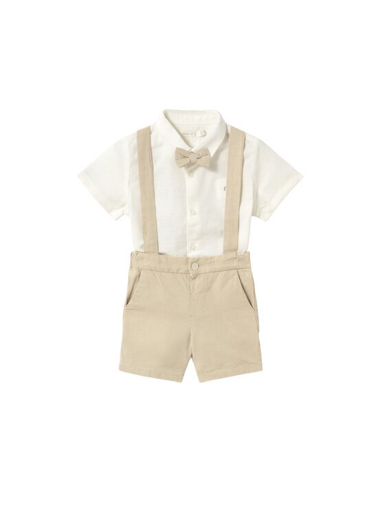 Mayoral Комплект от риза и текстилни шорти 1226 Regular Fit