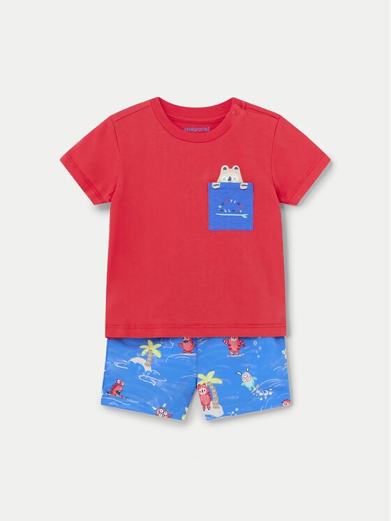 Mayoral Комплект тениска и бански слипове 1650 Regular Fit