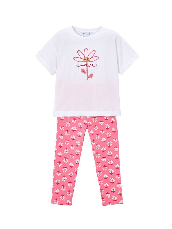 Mayoral Комплект тишърт и клин 3727 Regular Fit