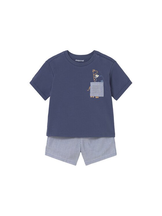 Mayoral Комплект тишърт и панталонки 1228 Regular Fit