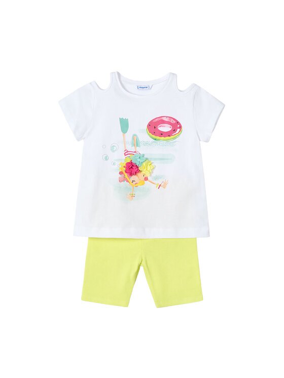 Mayoral Комплект тишърт и панталонки 3708 Regular Fit