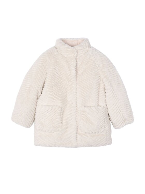 Mayoral Кожено палто 4441 Regular Fit