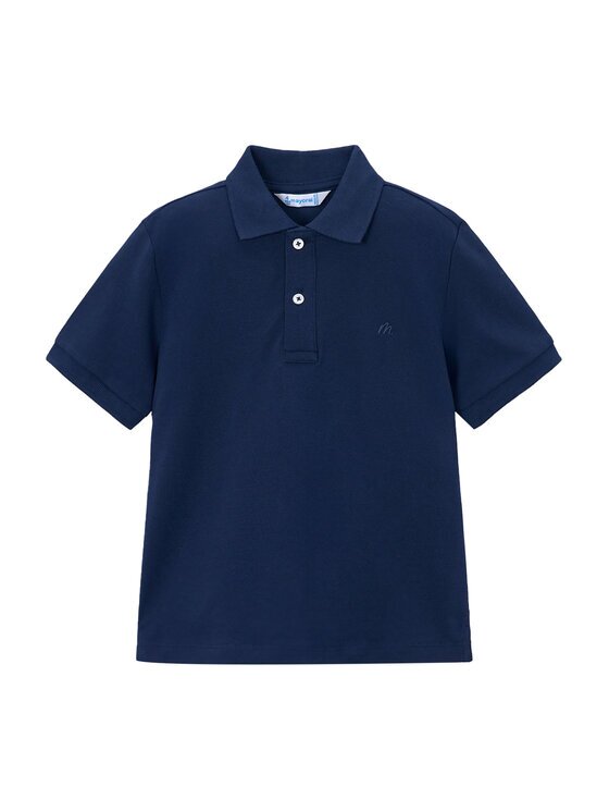 Mayoral Тениска с яка и копчета 150 Regular Fit