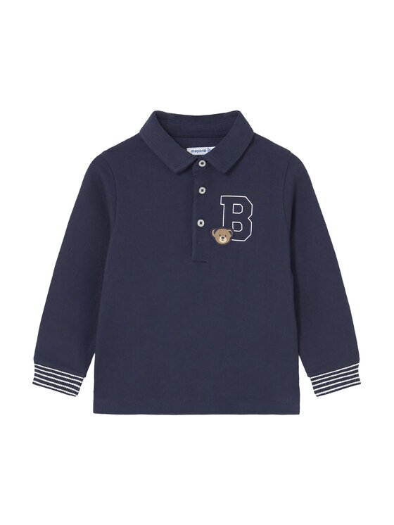 Mayoral Тениска с яка и копчета 2101 Regular Fit
