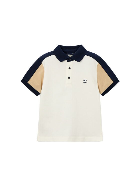 Mayoral Тениска с яка и копчета 3109 Regular Fit
