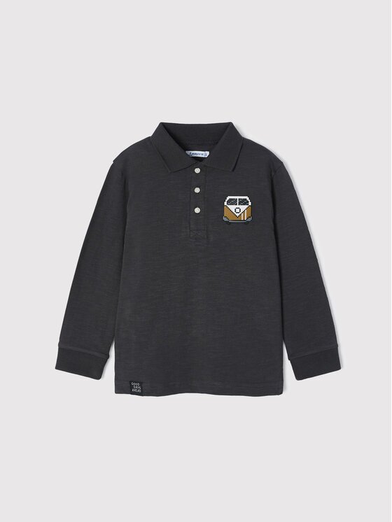 Mayoral Тениска с яка и копчета 4177 Regular Fit