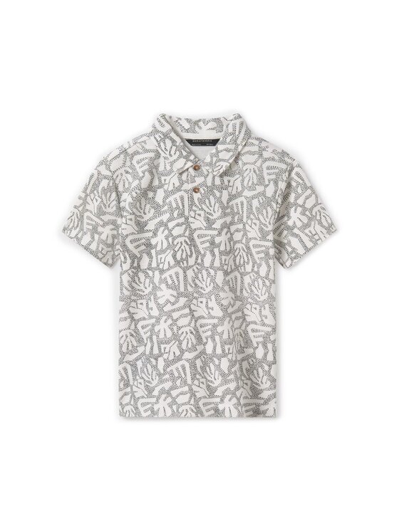 Mayoral Тениска с яка и копчета 6130 Regular Fit