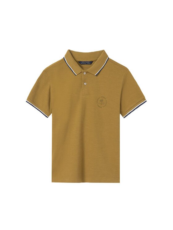 Mayoral Тениска с яка и копчета 6133 Regular Fit