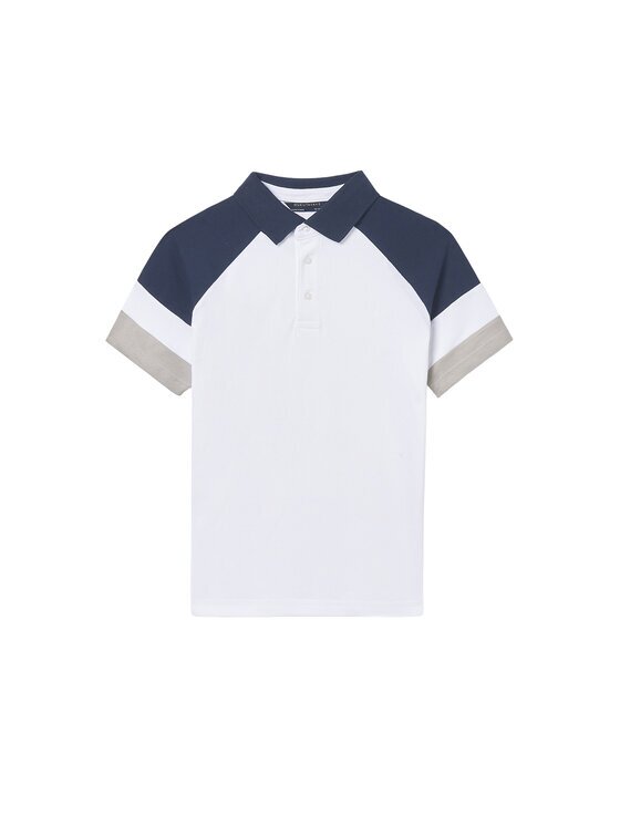 Mayoral Тениска с яка и копчета 6165 Regular Fit