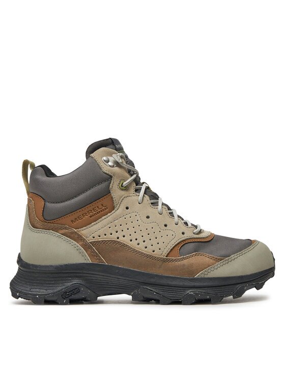 Merrell Туристически Speed Solo Mid Wp J037859 Сив