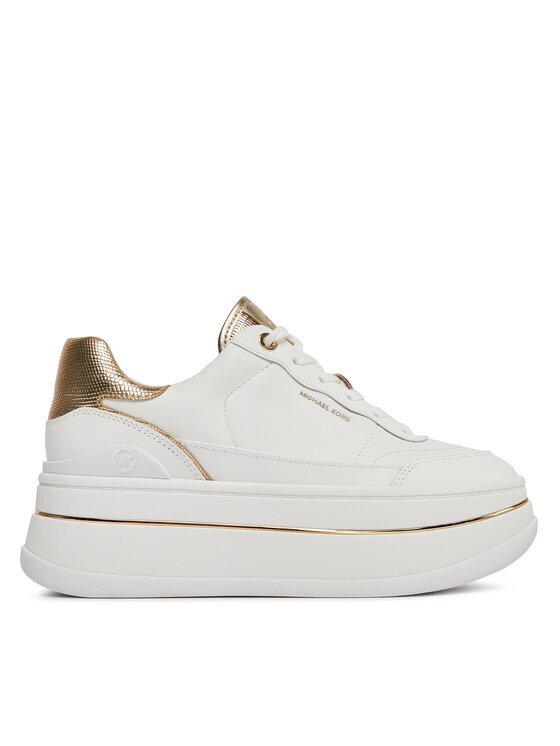 MICHAEL Michael Kors Сникърси Hayes Lace Up 43R4HYFS2L Златист