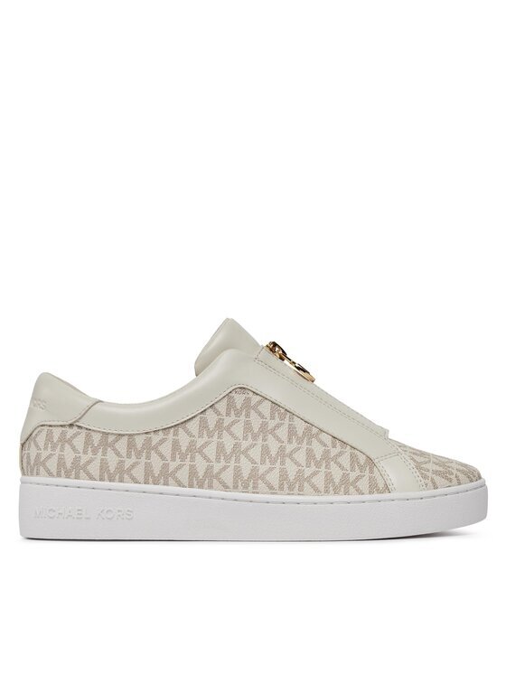 MICHAEL Michael Kors Сникърси Keaton Zip Slip On 43R4KTFP2B Екрю