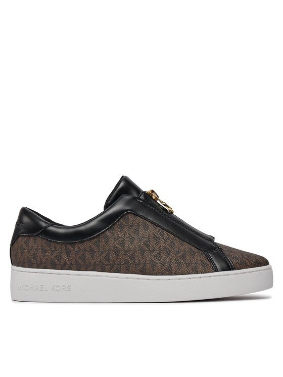 MICHAEL Michael Kors Сникърси Keaton Zip Slip On 43R4KTFP2B Кафяв