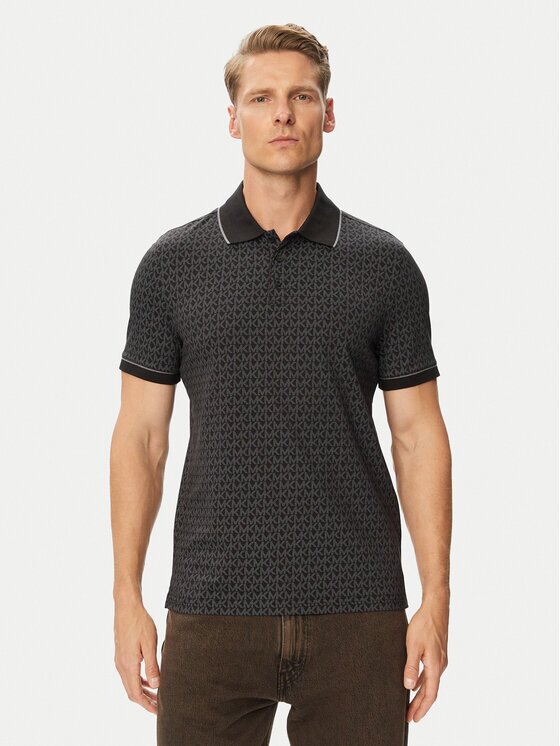 MICHAEL Michael Kors Тениска с яка и копчета CS650V848T Regular Fit
