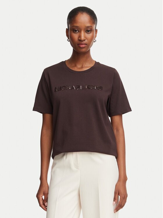 MICHAEL Michael Kors Тишърт MF6528D97J Regular Fit