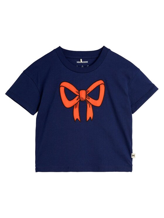 Mini Rodini Тишърт Bow 2512012860 Regular Fit