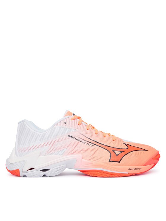 Mizuno Обувки за зала Wave Lightning Elite V1GA2600 Коралов