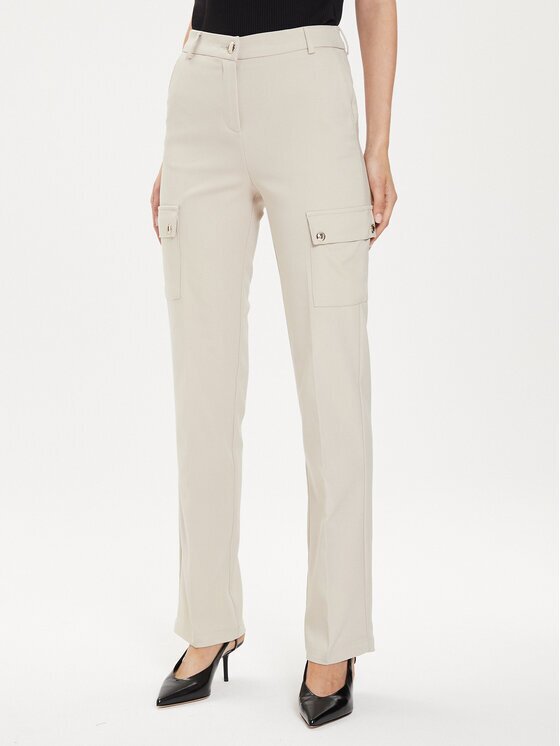 Morgan Текстилни панталони 241-PAZZA.F Slim Fit